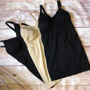 3PCS Women's Nursing Cami Breastfeeding Tank Tops